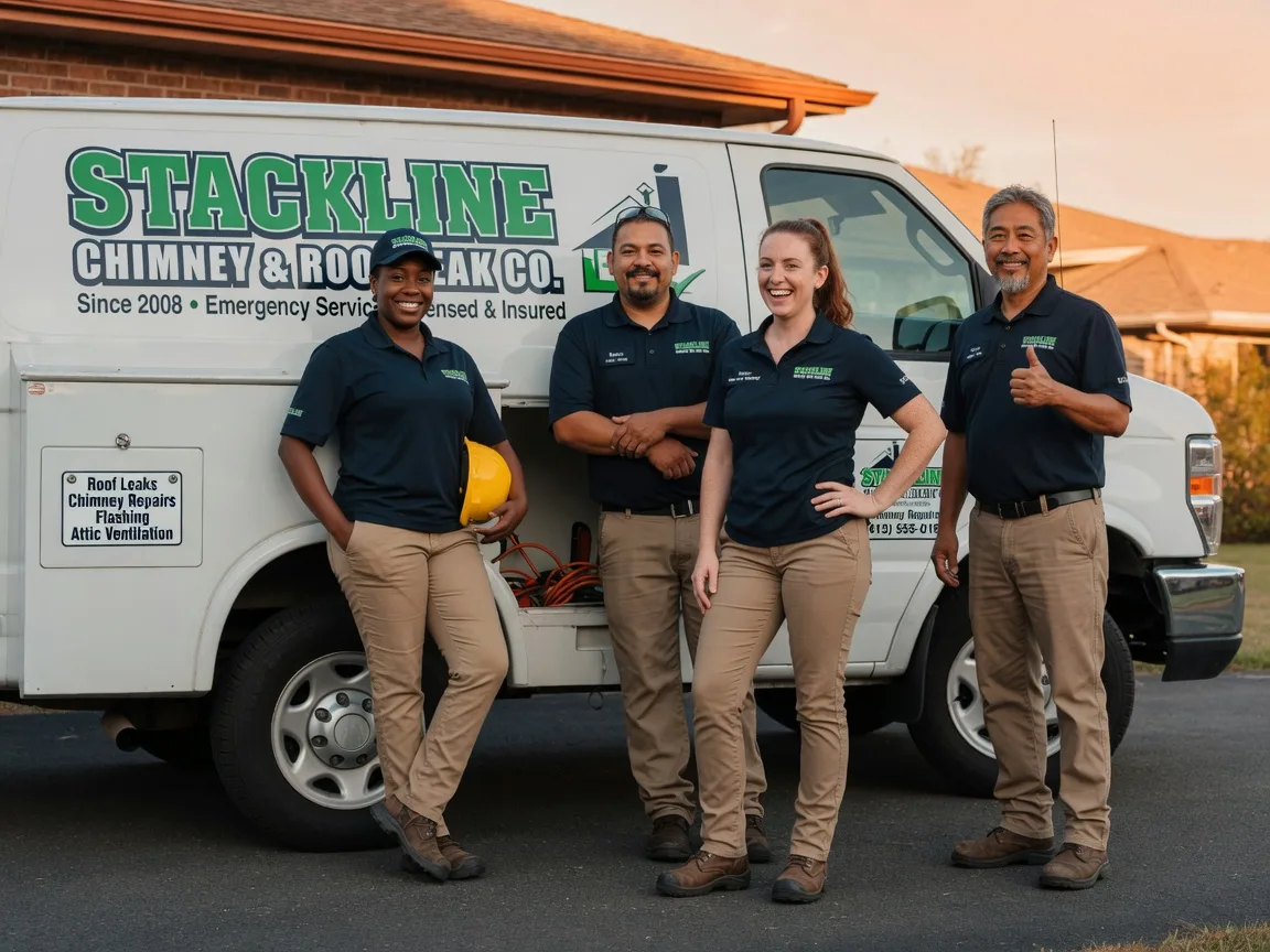 Chimney flashing repair company in Arlington, OH